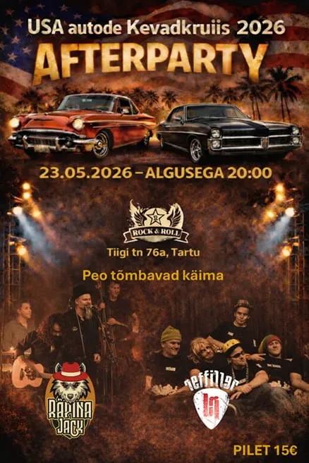 USA autode Kevadkruiis 2026 AFTERPARTY