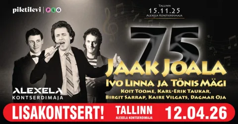 Jaak Joala 75 galakontsert. Lisakontsert.