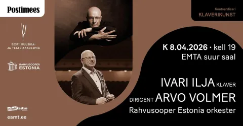 Ivari Ilja (klaver), RO Estonia orkester, dirigent Arvo Volmer