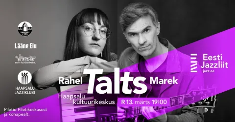 Jazzliit ja Haapsalu Jazziklubi LIVE | Rahel Talts & Marek Talts
