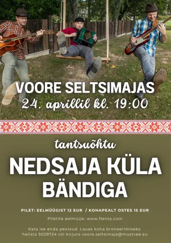 Tantsuõhtu Nedsaja Küla Bändiga