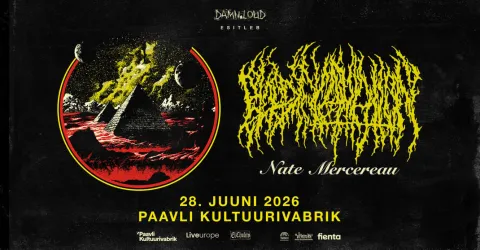 Blood Incantation (US), Nate Mercereau (US) • 28.06 • Paavli Kultuurivabrik