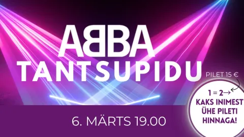 Eripakkumine 1=2! Naistepäeva tantsupidu - ABBA tribuut ansambel Pirital
