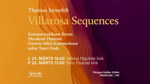 Villarosa Sequences — vokaalne suurvorm valgusefektidega