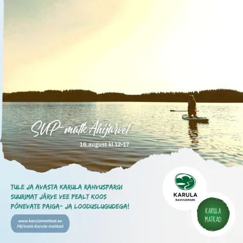 SUP-matk Ähijärvel