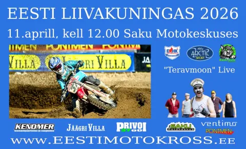 motokross "Eesti Liivakuningas 2026" tiitlile
