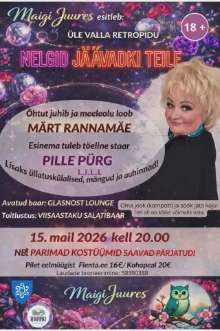 Üle valla retropidu NELGID JÄÄVADKI TEILE