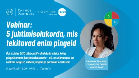 Vebinar: 5 juhtimisolukorda, mis tekitavad enim pingeid