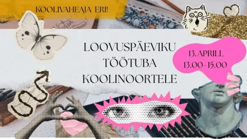 Loovuspäeviku (sketchbooki) töötuba koolinoortele – loov start koolivaheajale