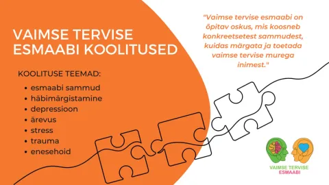 Vaimse tervise esmaabi värskenduskoolitus õpetajatele Zoomis 15.04.2026