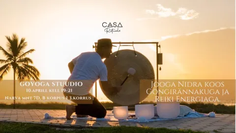 Jooga Nidra koos Gongirännakuga ja Reiki Energiaga