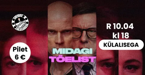 Pirita Kinoreede külalistega. Ekraanil triller "Midagi tõelist"