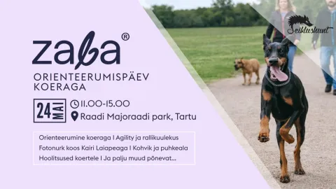 Zaba orienteerumispäev koeraga