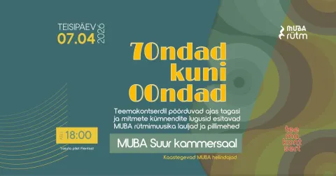 Rütmimuusikute teemakontsert "70ndad kuni 00ndad"