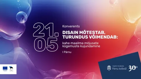 Konverents „Disain mõtestab, turundus võimendab: kahe maailma mõjusate kogemuste kujundamine“