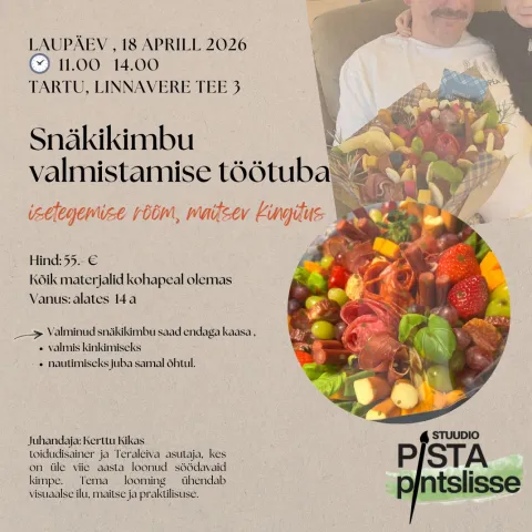 Snäkikimbu valmistamise töötuba