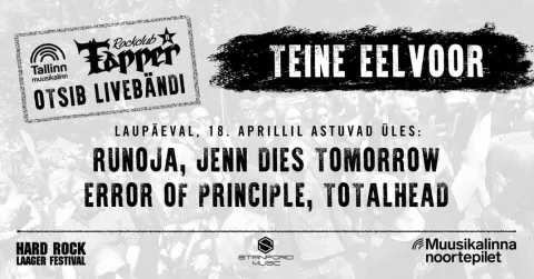 TAPPER OTSIB LIVEBÄNDI 2. EELVOOR