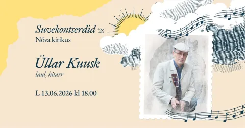 Suvekontsert ’26. Üllar Kuusk Nõva kirikus