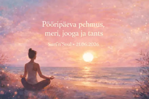 Pööripäeva pehmus, meri, jooga ja tants Pärnu rannas