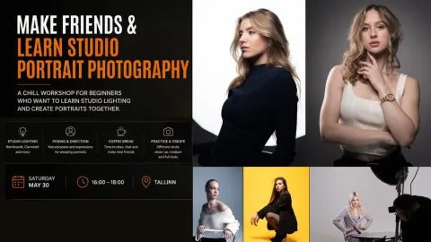 Meet people. Create portraits. Learn together.