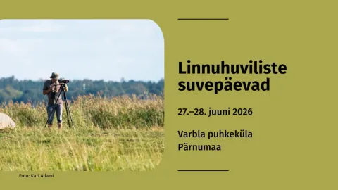 Linnuhuviliste suvepäevad 2026