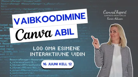 Vaibkoodimine Canva abil: loo oma esimene interaktiivne vidin