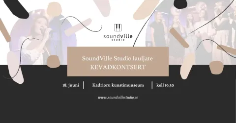 SoundVille Studio lauluõpilaste kevadkontsert