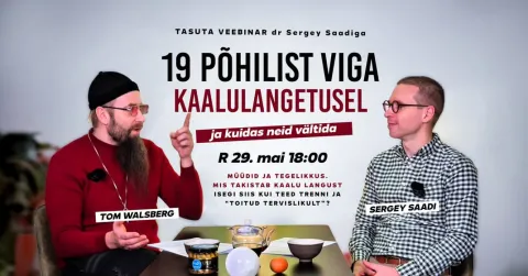 järelvaatamine “19 põhilist viga, mida tehakse kaalulangetusel.”