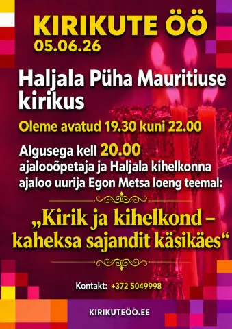 Kirikute öö, Haljala Püha Mauritiuse kirikus