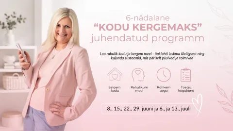 6-nädalane "Kodu kergemaks" juhendatud programm