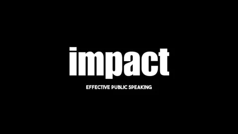 IMPACT: efektiivne avalik esinemine Dan le Maniga