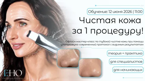 Чистая кожа за 1 процедуру