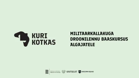 "Kuri Kotkas" droonilennu baaskursus algajatele (Viljandi)