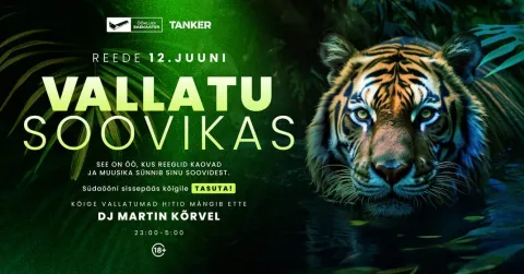 VALLATU SOOVIKAS | DJ MARTIN KÕRVEL | Ööklubi Saekaater | R 12.06 | Jõgeva