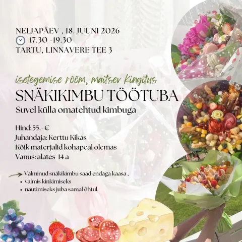 Snäkikimbu valmistamise töötuba