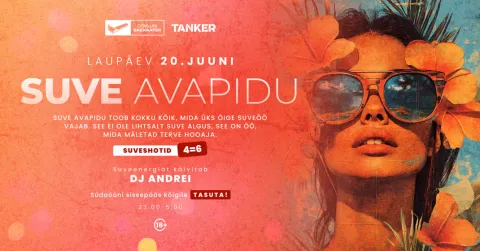 SUVE AVAPIDU | DJ ANDREI | Ööklubi Saekaater | L 20.06 | Jõgeva