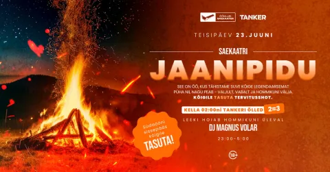 SAEKAATRI JAANIPIDU | DJ MAGNUS VOLAR | Ööklubi Saekaater | T 23.06 | Jõgeva