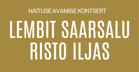 Raija Merilä maalinäituse avamine kontserdiga: Lembit Saarsalu & Risto Iljas