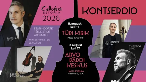 CelloFest Estonia 2026 Türi kirikus