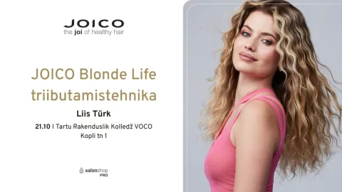 JOICO Blonde Life triibutamistehnika