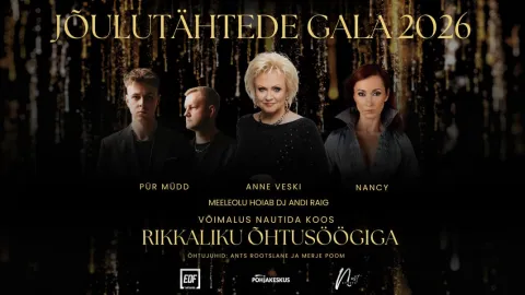 JÕULUTÄHTEDE GALA RAKVERES