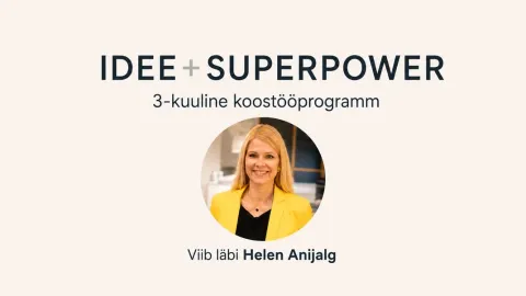 IDEE + SUPERPOWER häkatonipäev 26.09