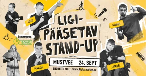 Mustvee TASUTA komöödia õhtu: “Ligipääsetav stand-up”
