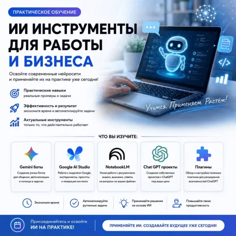 ИИ инструменты для работы и бизнеса