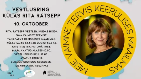 Vestlusring: külas Rita Rätsepp