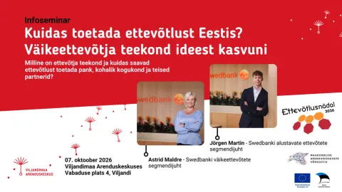 Kuidas toetada ettevõtlust Eestis? Väikeettevõtja teekond ideest kasvuni