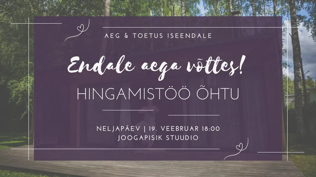 HINGAMISTÖÖ ÕHTU 💫 vabastava hingamise ja joogaliku puudutusega