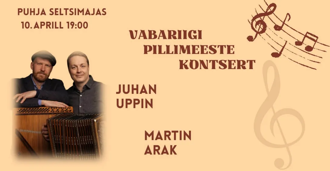 Vabariigi pillimeeste kontsert -  Juhan Uppin ja Martin Arak