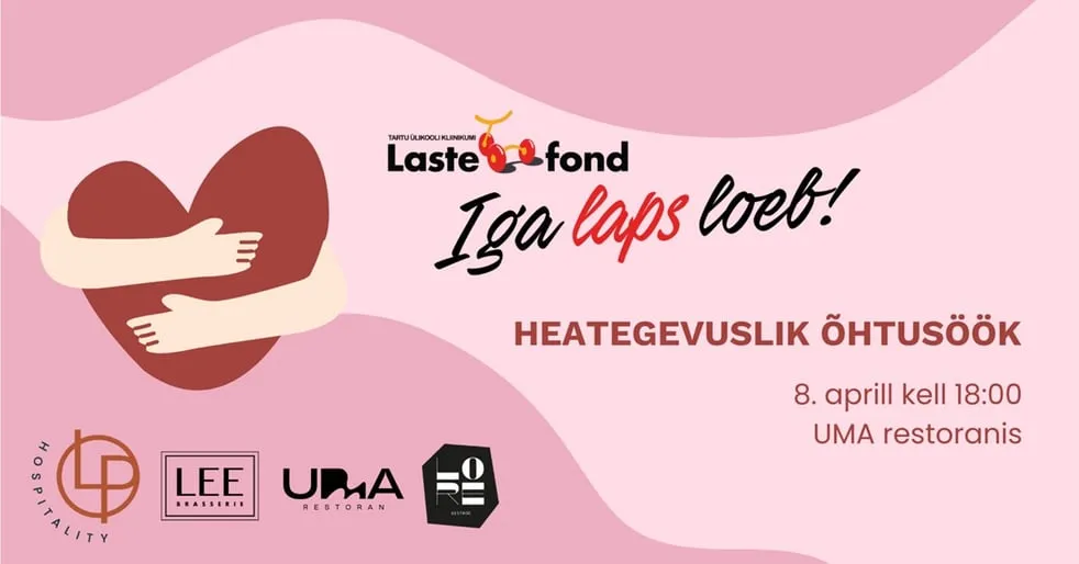 Heategevuslik õhtusöök Lastefondi toetuseks