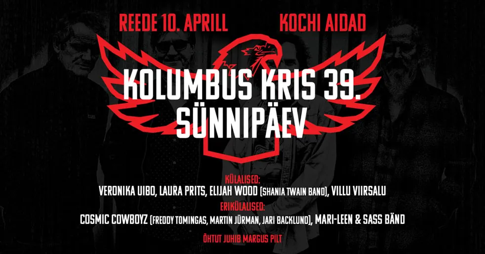 Kolumbus Kris 39. sünnipäev